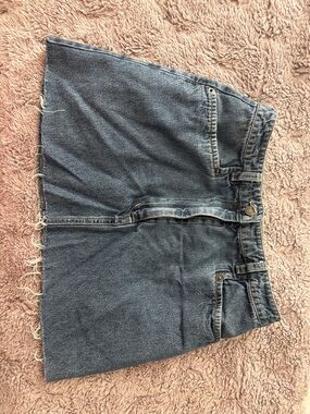 Blue Denim Jean Skirt